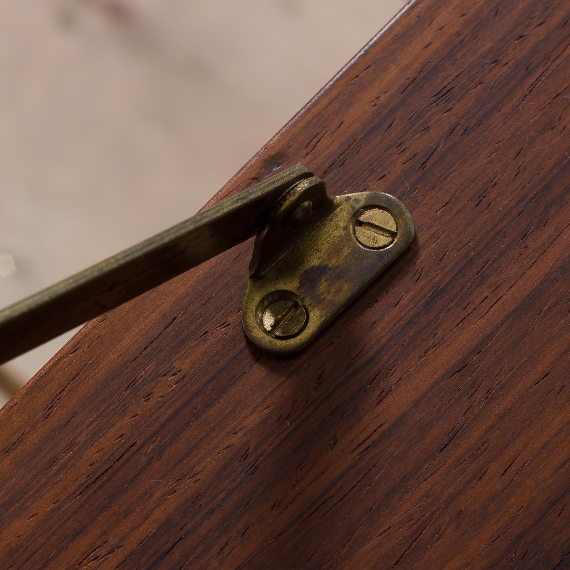 Kristiansen rosewood wall unit with secretaire and 3 shelves