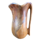 Olive wood pitcher