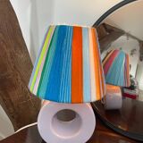 Woven table lamp