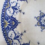 Plate in Earthenware of Sarreguemines decoration Rouen XIX th