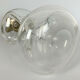 Blown glass carafe and silver frame