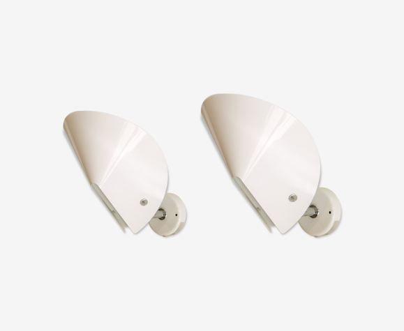 Pair of vintage scandinavian wall light 1970