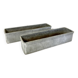 Pair of fibrocement planter