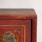 Antique low elm wood furniture – China, around 1900