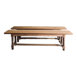 Old farmhouse benches - solid oak wood