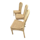 Série de 3 chaises en rotin