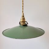 Workshop suspension in enamelled sheet metal