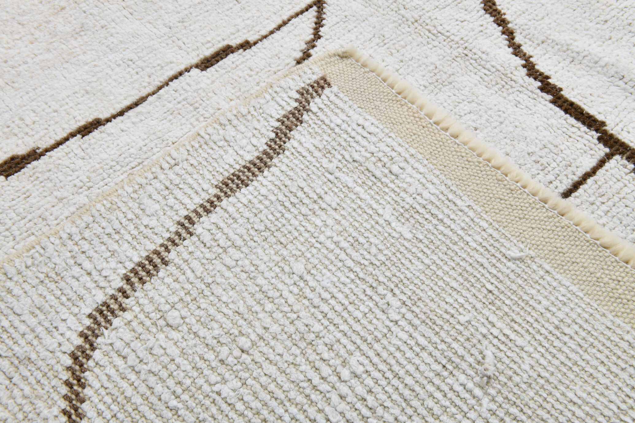 6x9 scandinavian beige hemp rug 192x275cm