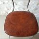 Paire de chaise vintage skaï imitation croco