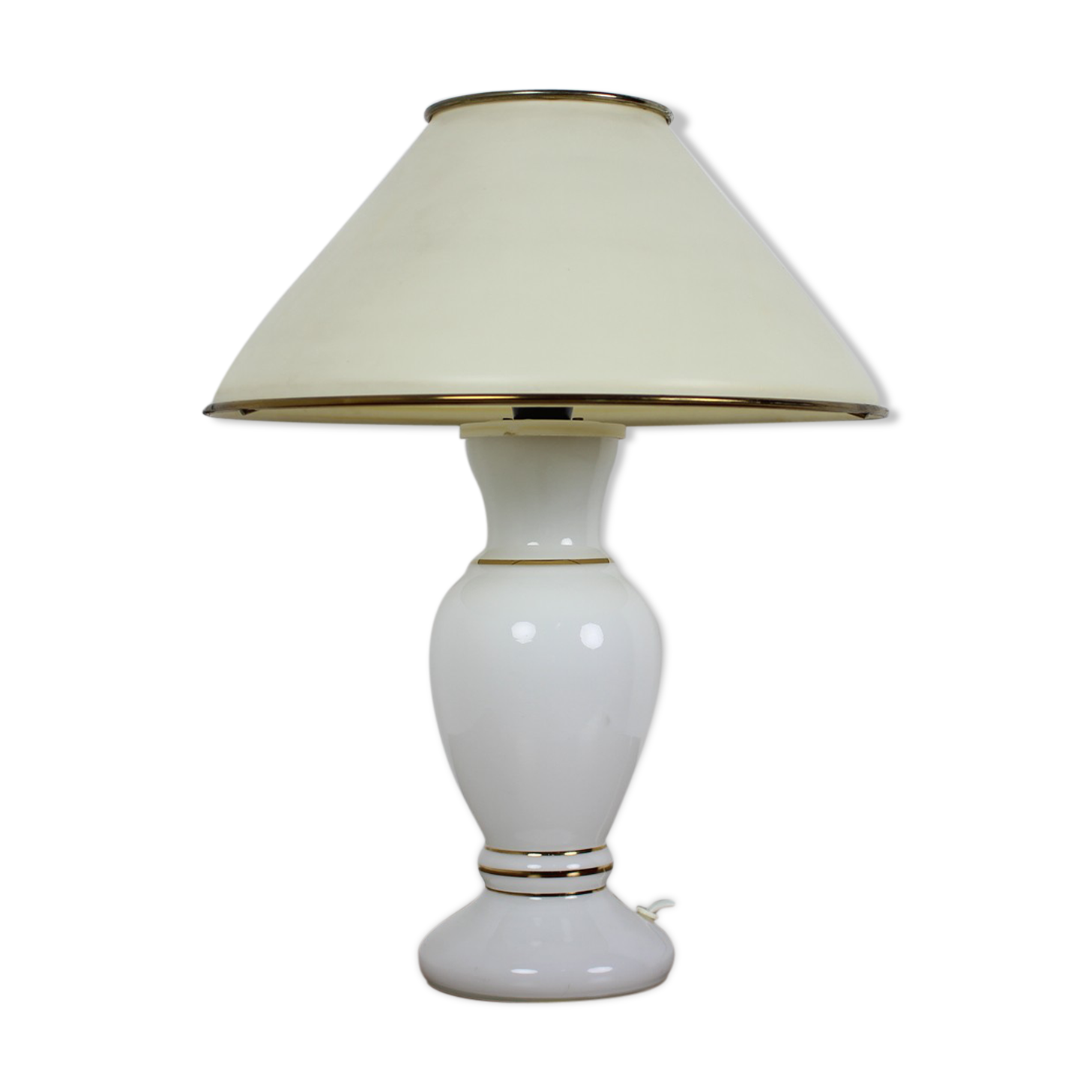 Mid-century Glass table lamp, 1970's.