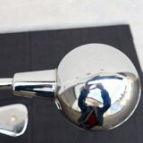 Large Art Deco chrome lamp on flexible and adjustable.