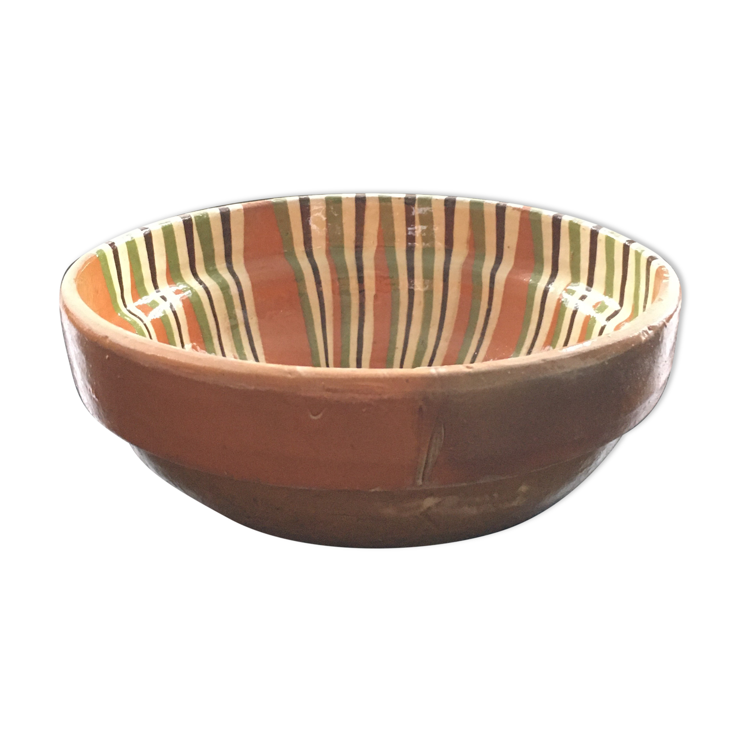 Mixed terracotta bowl
