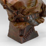 Terracotta bust of Judith by Ricardo Aurilli, circa 1900-1910