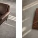 Mid-Century Danish Modern 2-Seater Brown Leather Sofa 3330 by  Arne Vodder