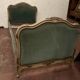 Bench daybed in lacquered and gilded wood 20th century