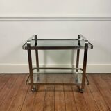 1960s-70s rolling trolley in the style of Martini & Rossi