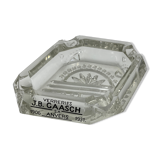 Cendrier en verre art déco