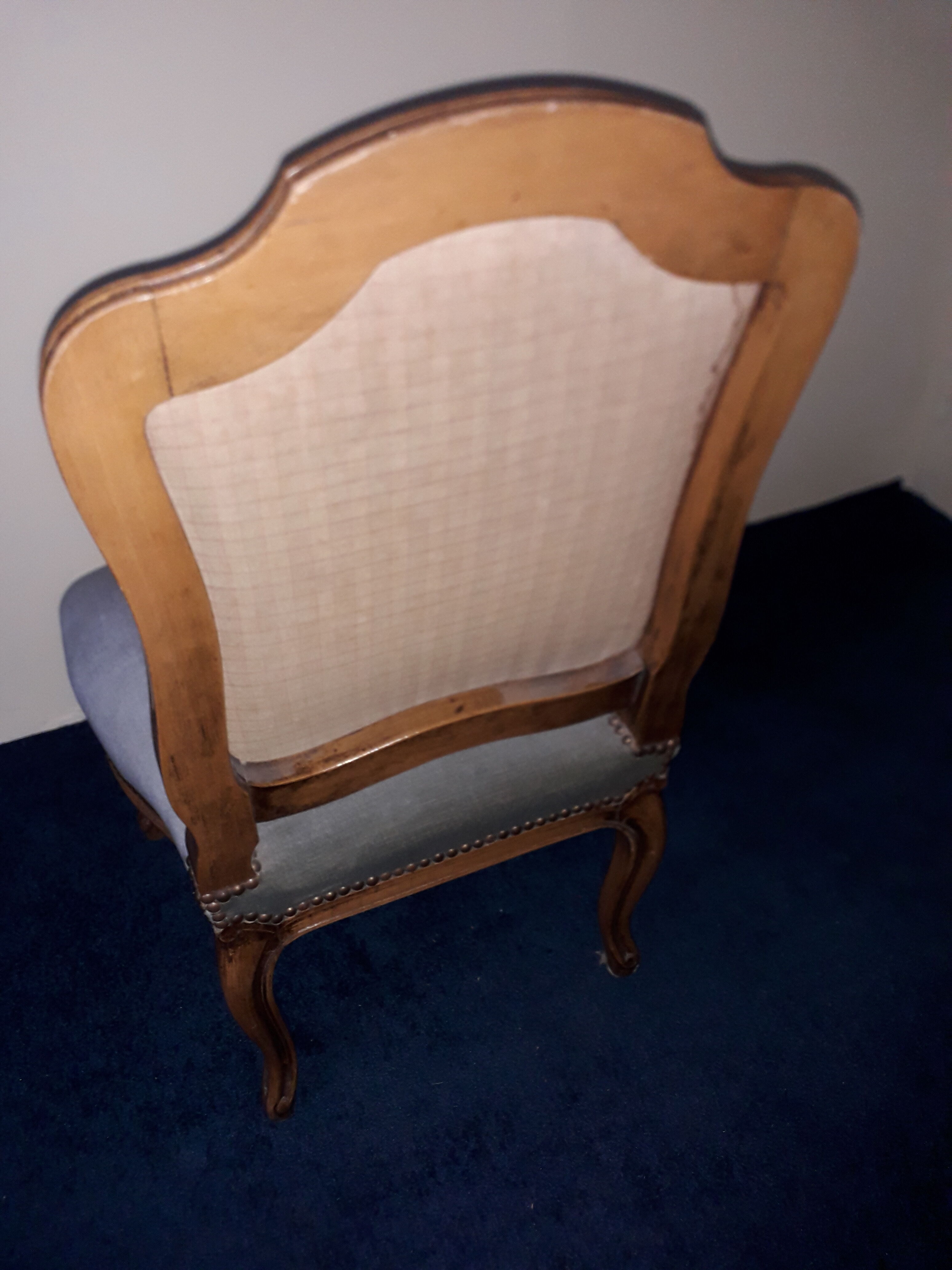 Louis XV style low chair