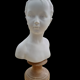 Biscuit bust louise Brongniart signed MNP Limoges XX century