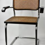 Pair of black armchairs
