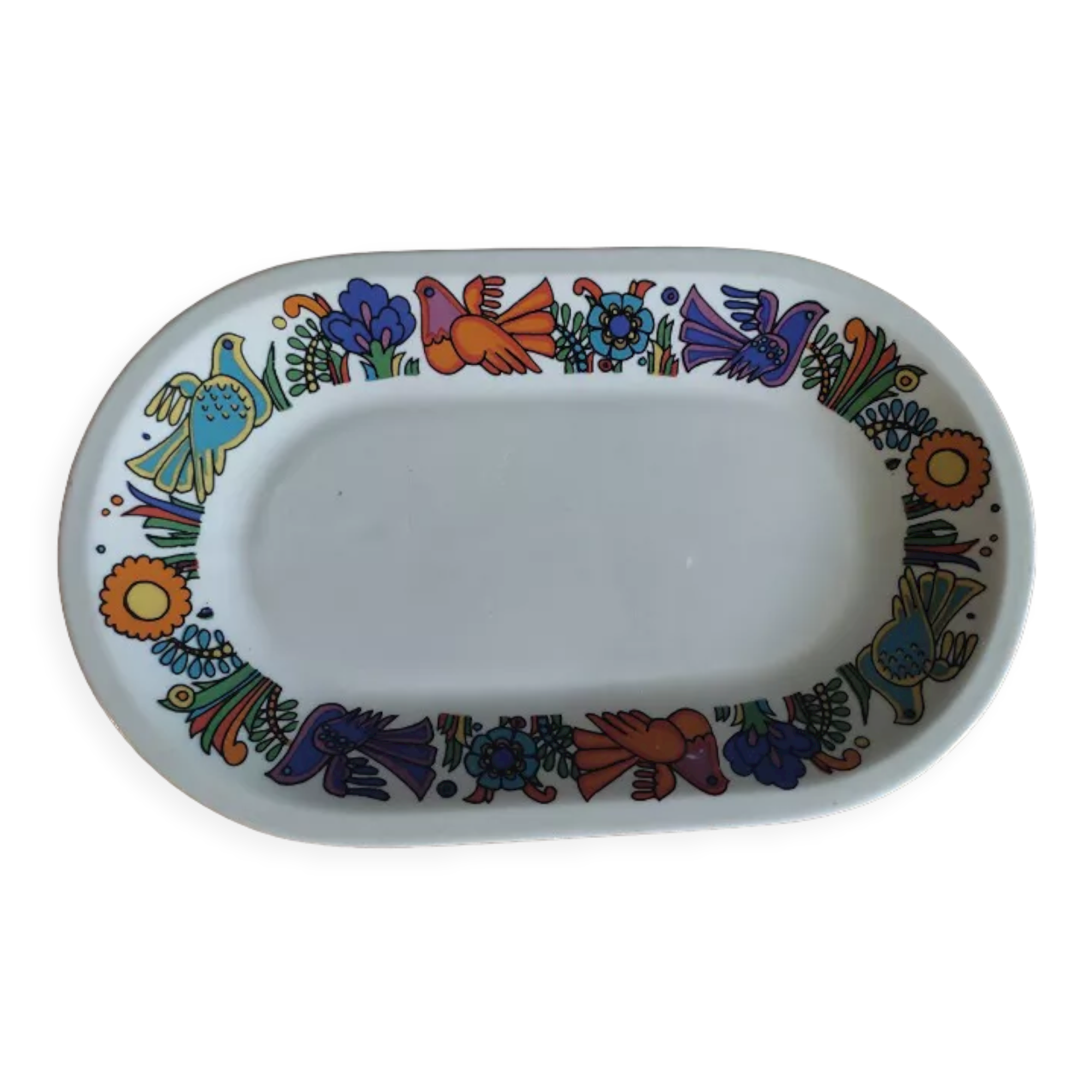 Oval porcelain dish Villeroy Boch Acapulco