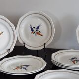 Set of dessert plates St Amans model IRMA