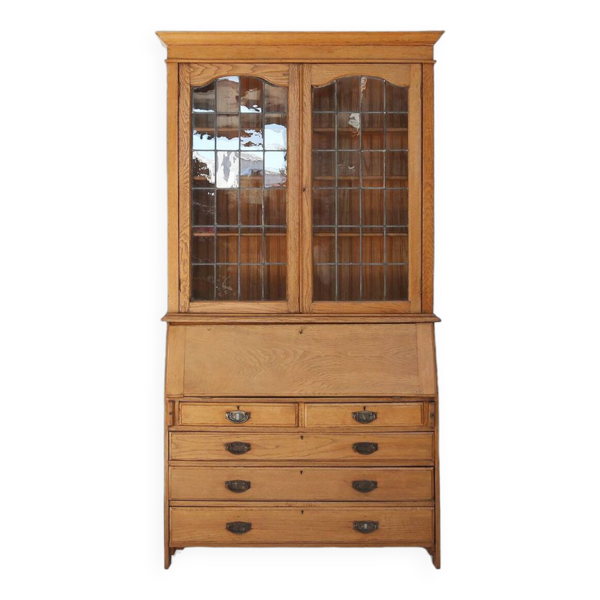 Engish secretary bookcase Arts&Crafts 1910