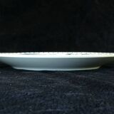 12 flat earthenware plates terre de fer bocage