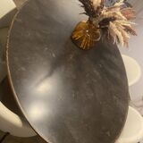 Blue stone dining table