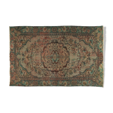 Anatolian handmade vintage rug 265 cm x 170 cm
