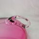 Vintage glasses service cup pink for 7 with service bowl