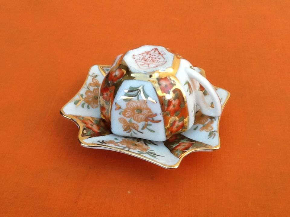 Cup and saucer fine porcelain