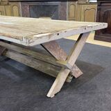 Workshop table in fir - carpenter's work from the 1970s-80s