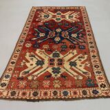 Caucasian Adler, Eagle Kazak Rug 190x113 cm vintage tribal carpet