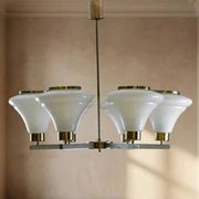 Mid-century chandelier, ceiling light by Josef Hurka, 1960s