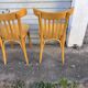 (Lot) 4 Bistro Chairs Light Oak