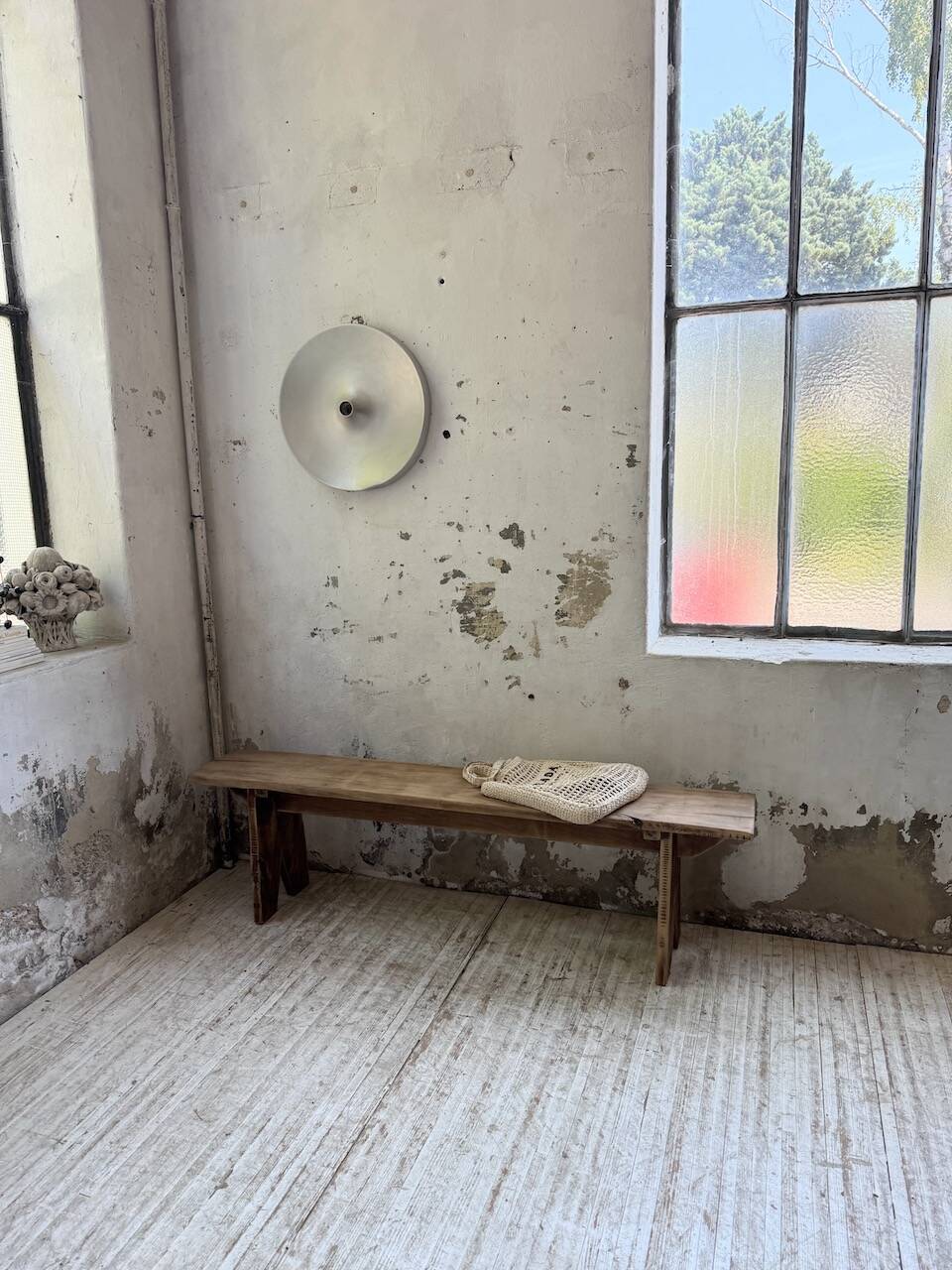 Paire de bancs de ferme en chêne