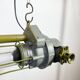 Grey Soviet Industrial Hanging Tube Light, 1970s