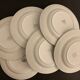 Lot de 6 assiettes plates Digoin Sarreguemines, modèle Mary Lou
