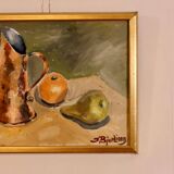 « Nature morte au pichet et aux fruits » de J Bjurling