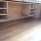 American oak desk