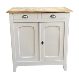 Parisian buffet raw wood and roasted sesame