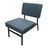 Restored 70s armchair, covered in LVMH fabric