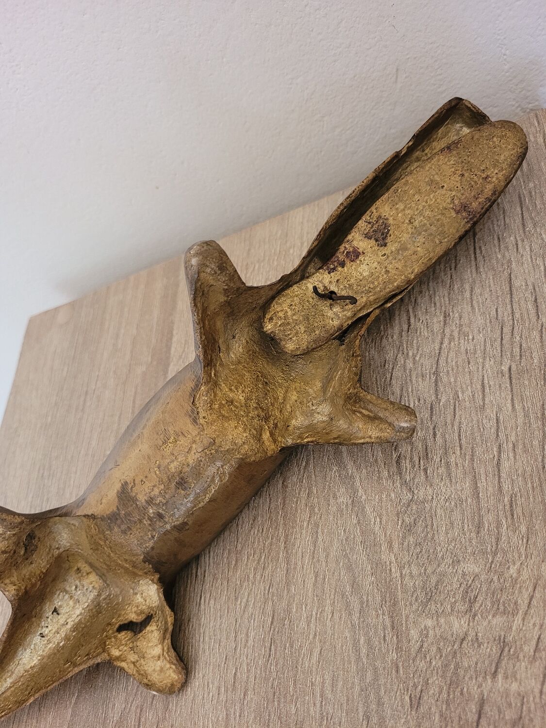 Crocodile en laiton