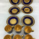 6 cups & saucers Tours porcelain