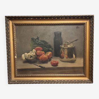 Tableau - Huile sur toile Nature morte