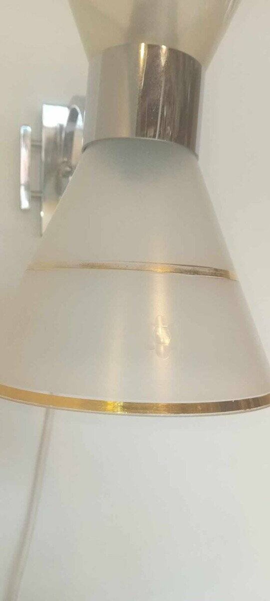 Rare Art Deco Wall Lamp 1930 Diabolo