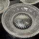 4 Baccarat plates in Greek key pattern 19th century