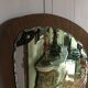 Asymmetric Scandinavian mirror 60 x 37 cm
