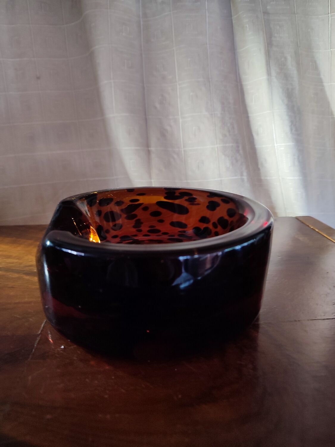 Cigarette ashtray pocket emptier, Murano Vincenzo Nason